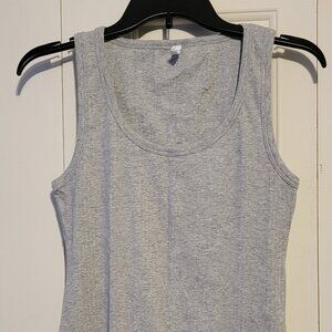 Jockey Rib Tank, Gray, Medium